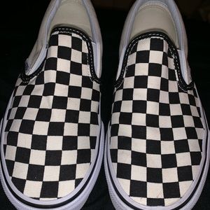 Vans checkered slip one